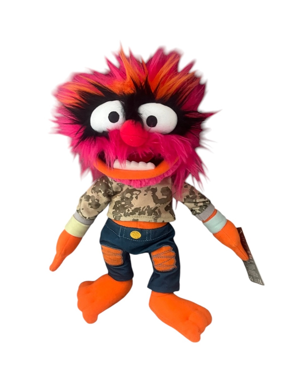12" NEW DISNEY STORE Muppet Babies Animal DRUMMER Stuffed Animal Plush